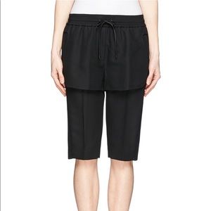 Alexander Wang Hybrid layered Bermuda shorts